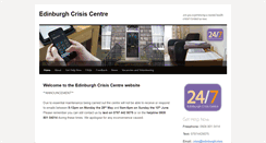 Desktop Screenshot of edinburghcrisiscentre.org.uk